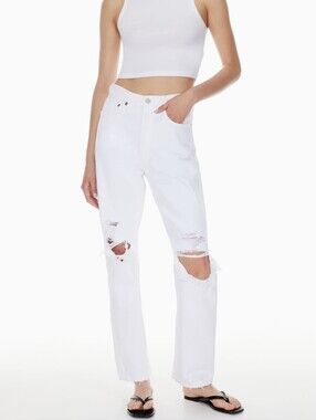 Agolde 90's high rise distressed jeans